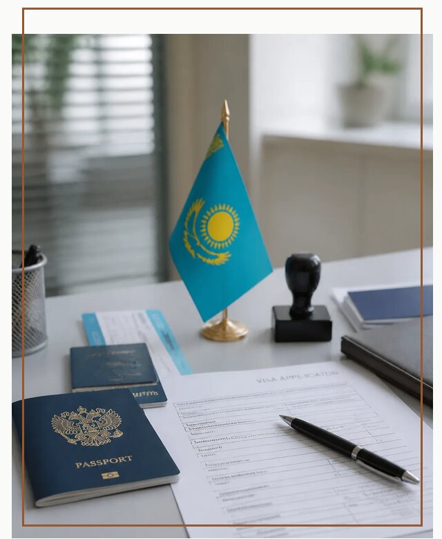 Оформление визы в Казахстан для поездки и работы в Барабинске